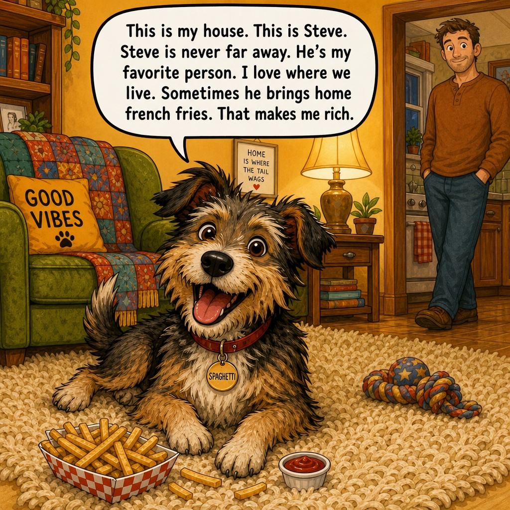 Sample page from Rich Dog, Poor Dog