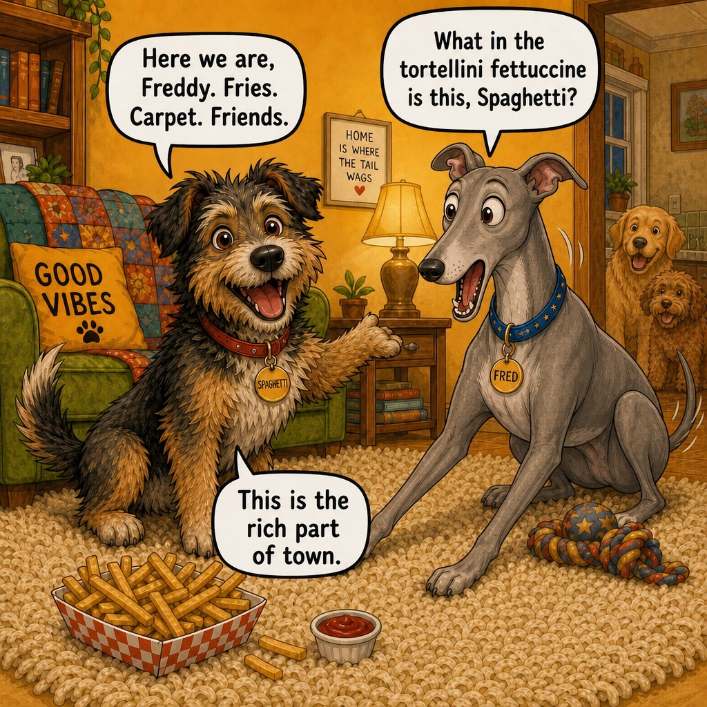 Sample page from Rich Dog, Poor Dog